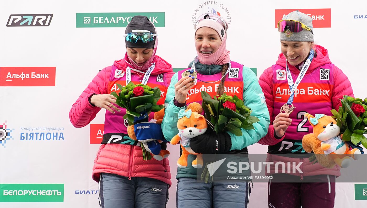 Belarus Biathlon Commonwealth Cup Women Pursuit