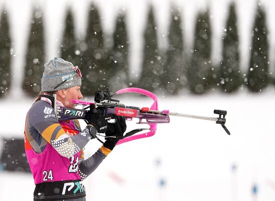 Belarus Biathlon Commonwealth Cup Women Pursuit