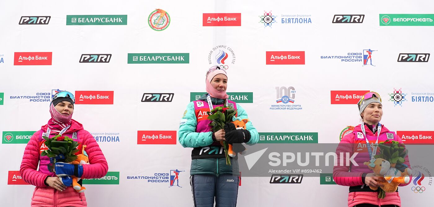 Belarus Biathlon Commonwealth Cup Women Pursuit