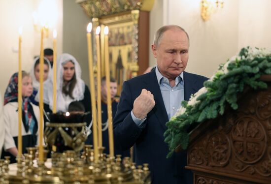 Russia Putin Religion Orthodox Christmas