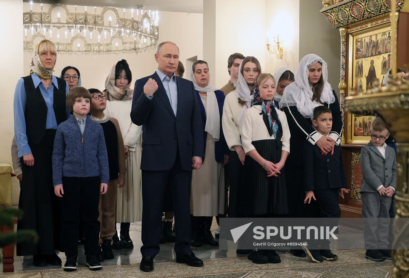 Russia Putin Religion Orthodox Christmas