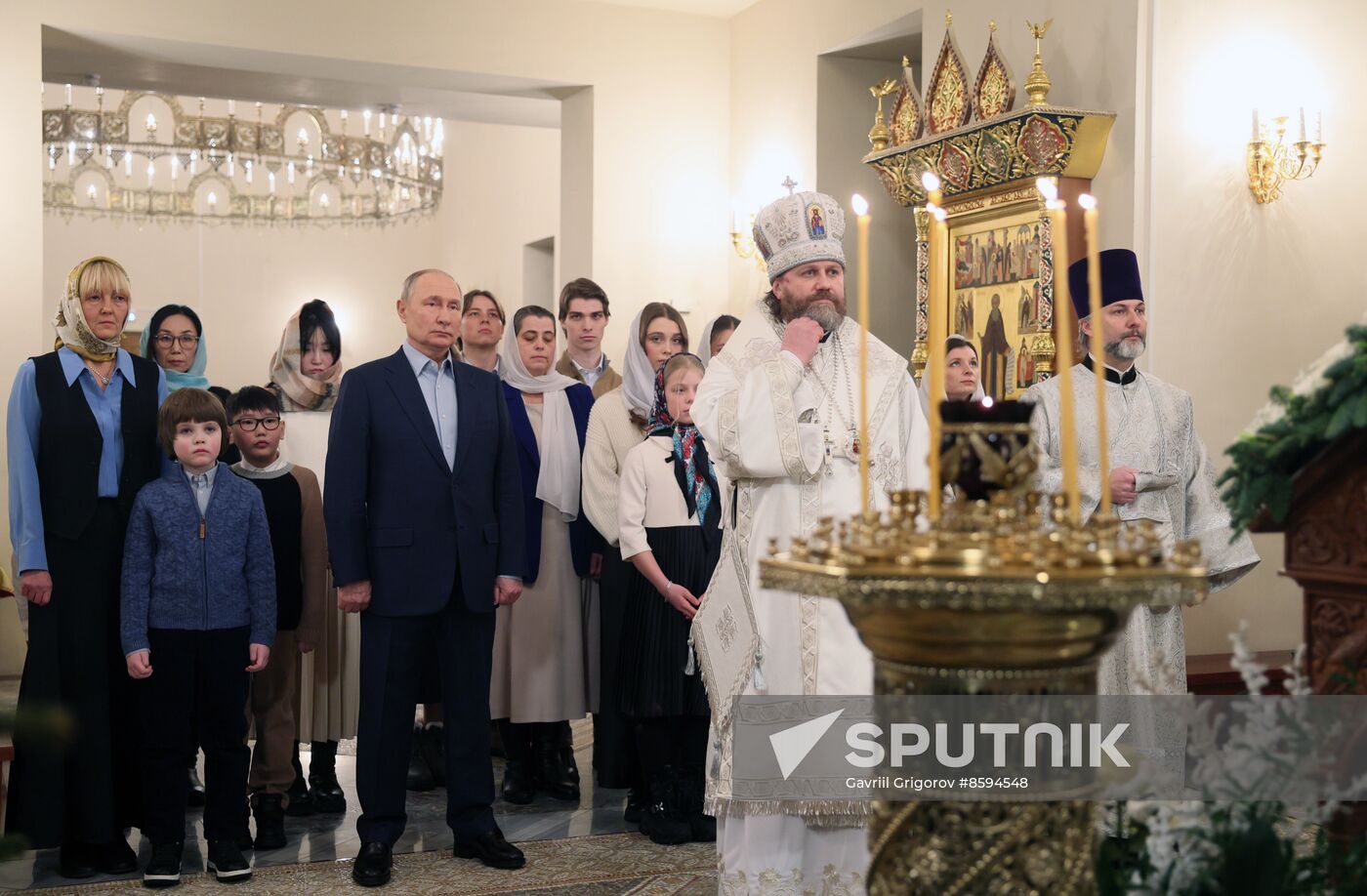 Russia Putin Religion Orthodox Christmas