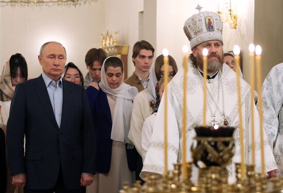 Russia Putin Religion Orthodox Christmas