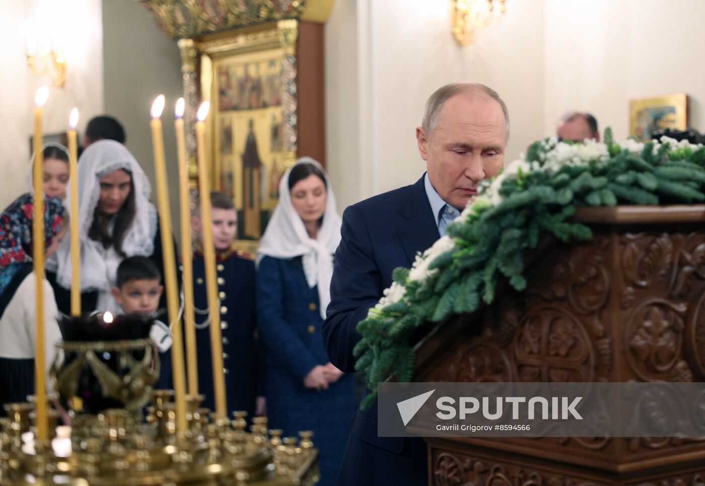 Russia Putin Religion Orthodox Christmas