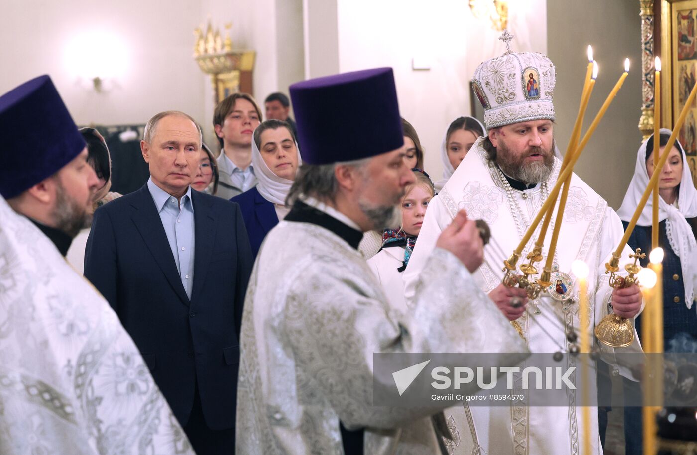 Russia Putin Religion Orthodox Christmas