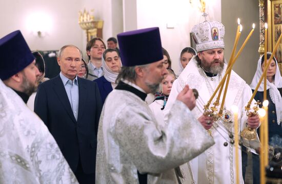 Russia Putin Religion Orthodox Christmas