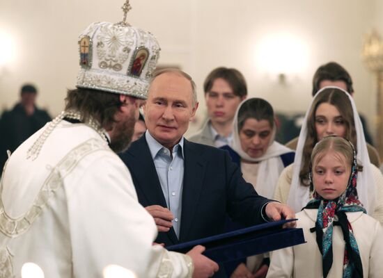 Russia Putin Religion Orthodox Christmas