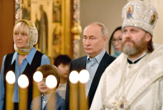 Russia Putin Religion Orthodox Christmas