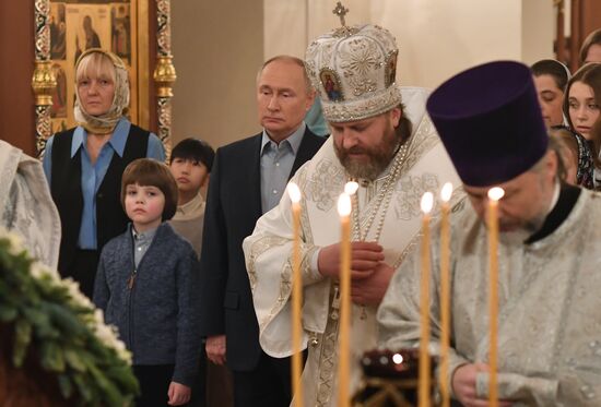 Russia Putin Religion Orthodox Christmas