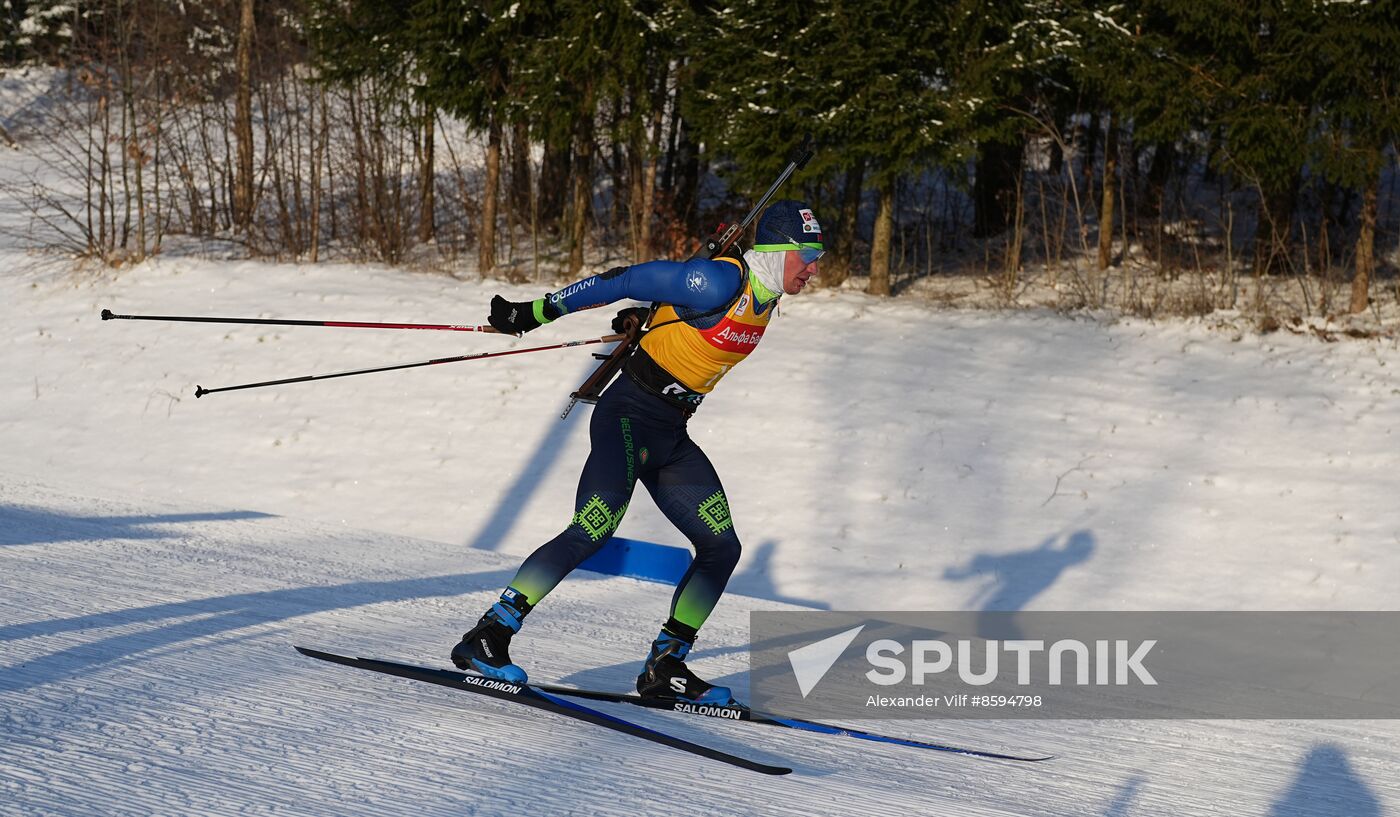 Belarus Biathlon Commonwealth Cup Men Mass Start