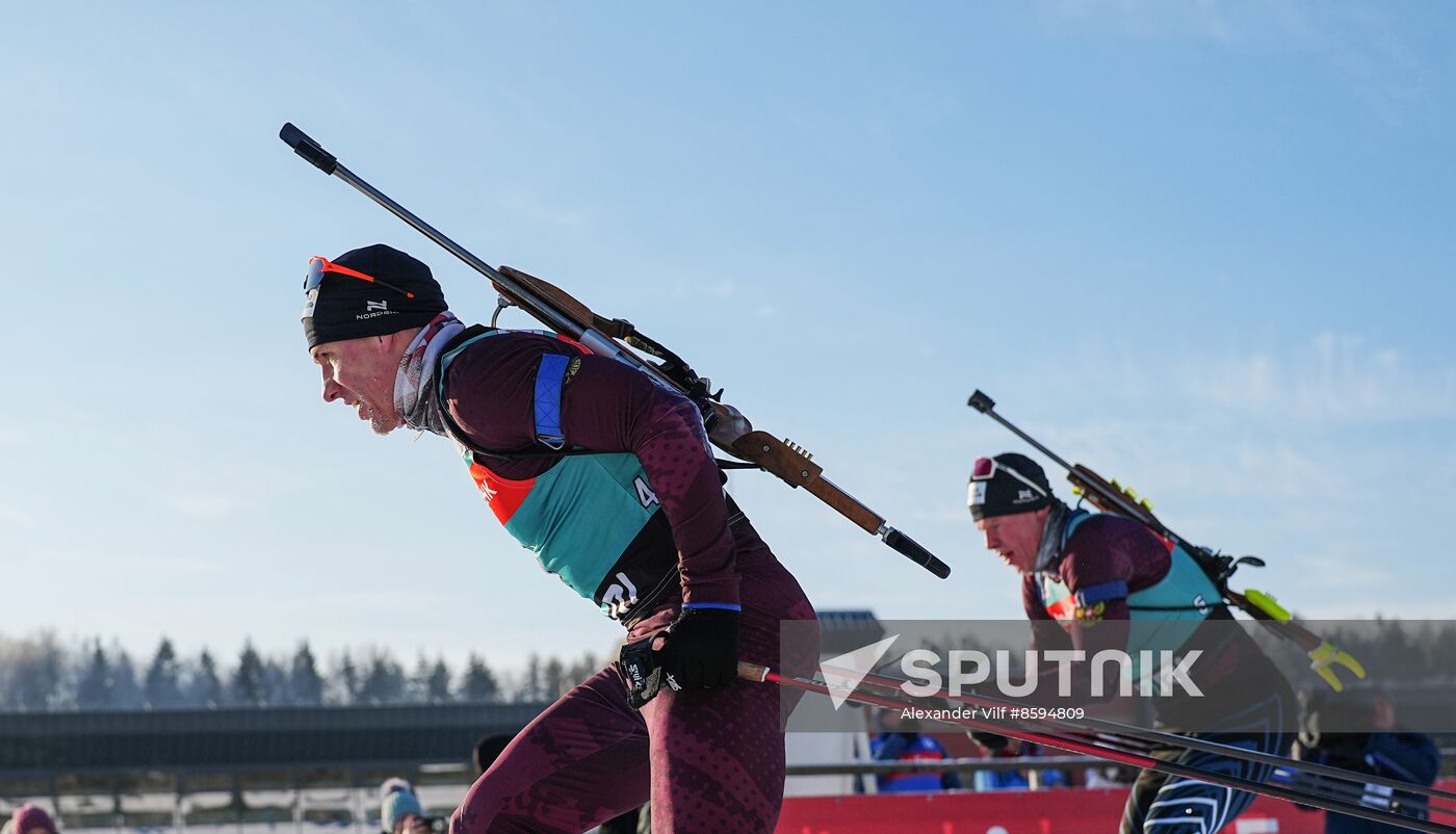 Belarus Biathlon Commonwealth Cup Men Mass Start