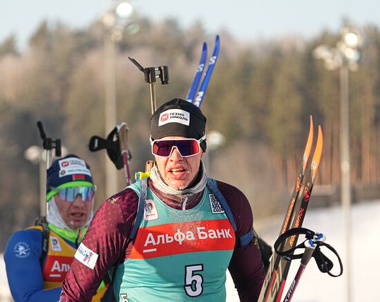 Belarus Biathlon Commonwealth Cup Men Mass Start