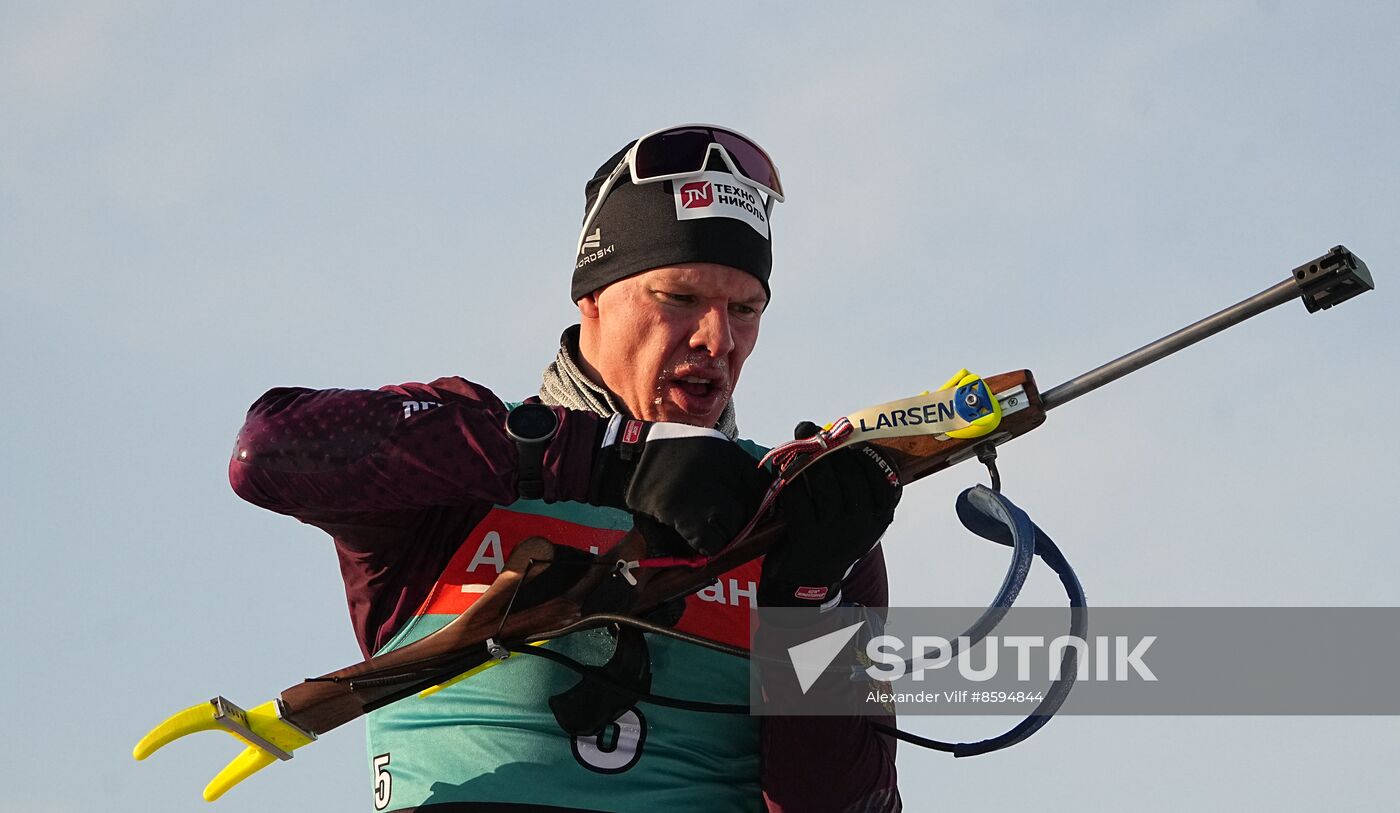 Belarus Biathlon Commonwealth Cup Men Mass Start