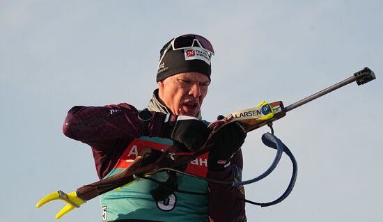 Belarus Biathlon Commonwealth Cup Men Mass Start