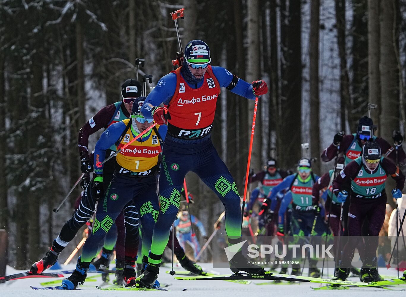 Belarus Biathlon Commonwealth Cup Men Mass Start