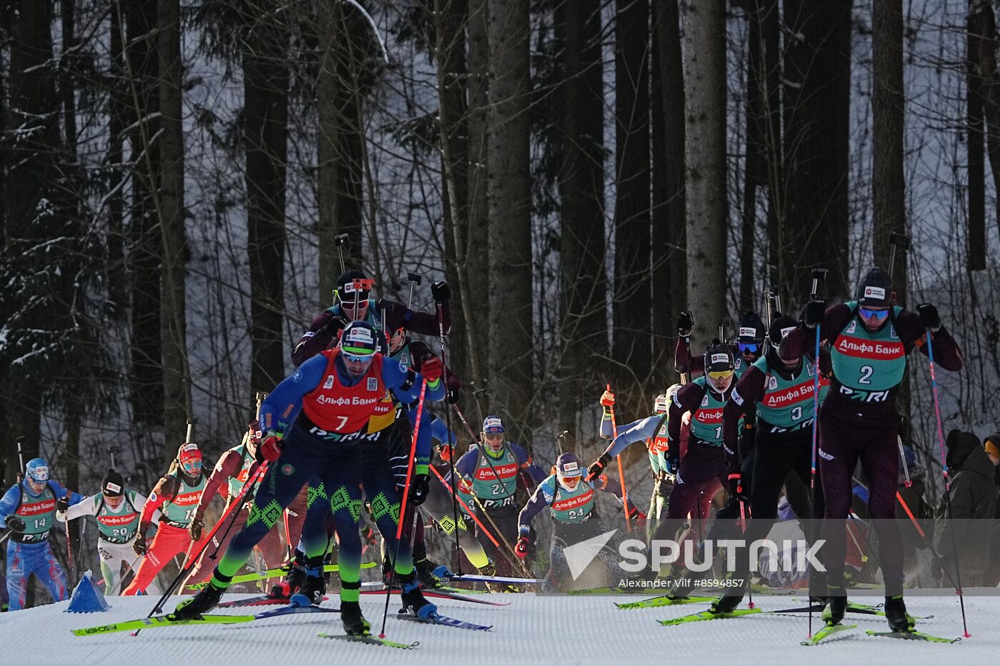 Belarus Biathlon Commonwealth Cup Men Mass Start
