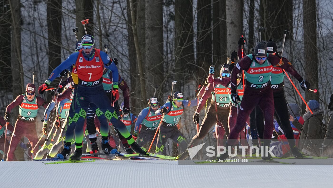 Belarus Biathlon Commonwealth Cup Men Mass Start