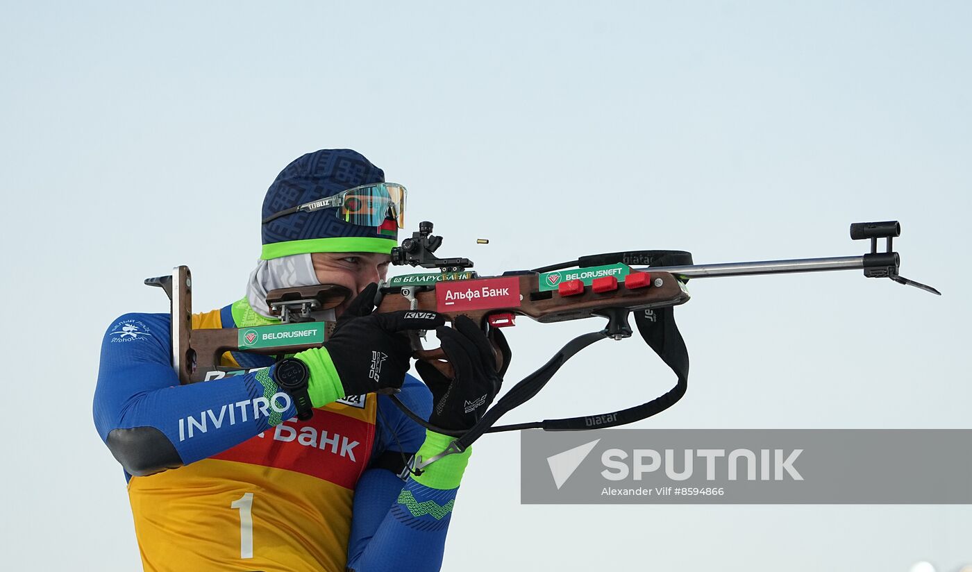 Belarus Biathlon Commonwealth Cup Men Mass Start