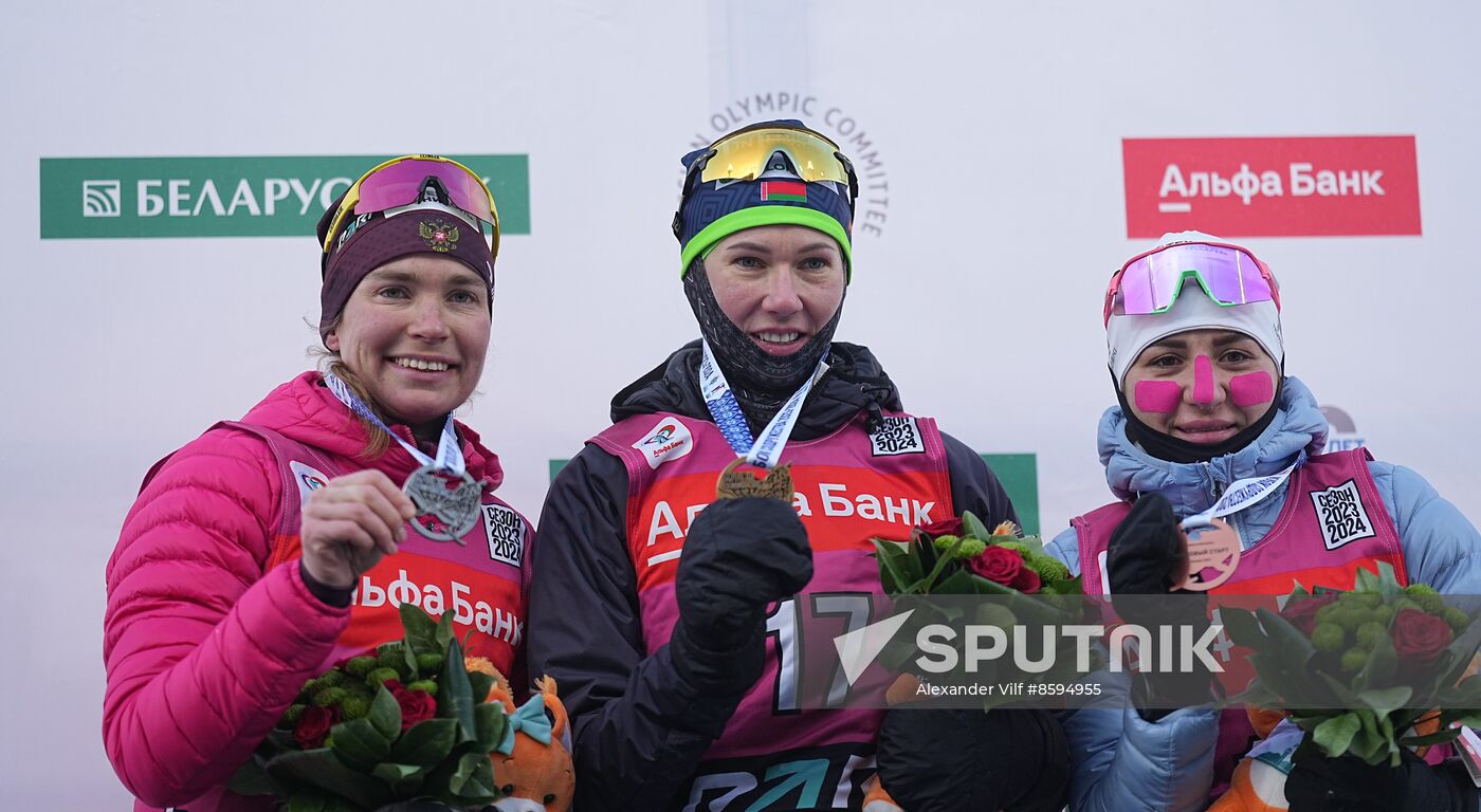 Belarus Biathlon Commonwealth Cup Women Mass Start