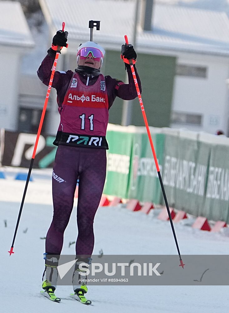 Belarus Biathlon Commonwealth Cup Women Mass Start