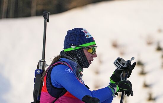 Belarus Biathlon Commonwealth Cup Women Mass Start