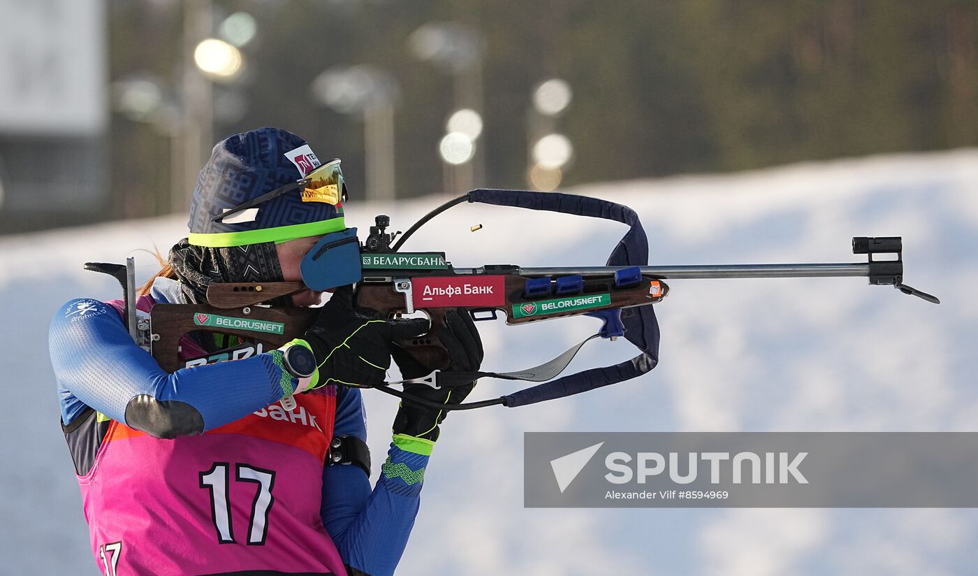 Belarus Biathlon Commonwealth Cup Women Mass Start