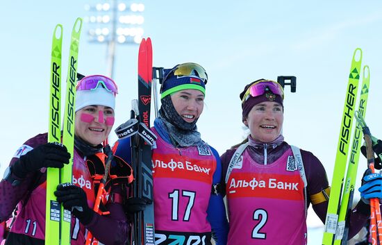 Belarus Biathlon Commonwealth Cup Women Mass Start