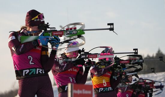 Belarus Biathlon Commonwealth Cup Women Mass Start