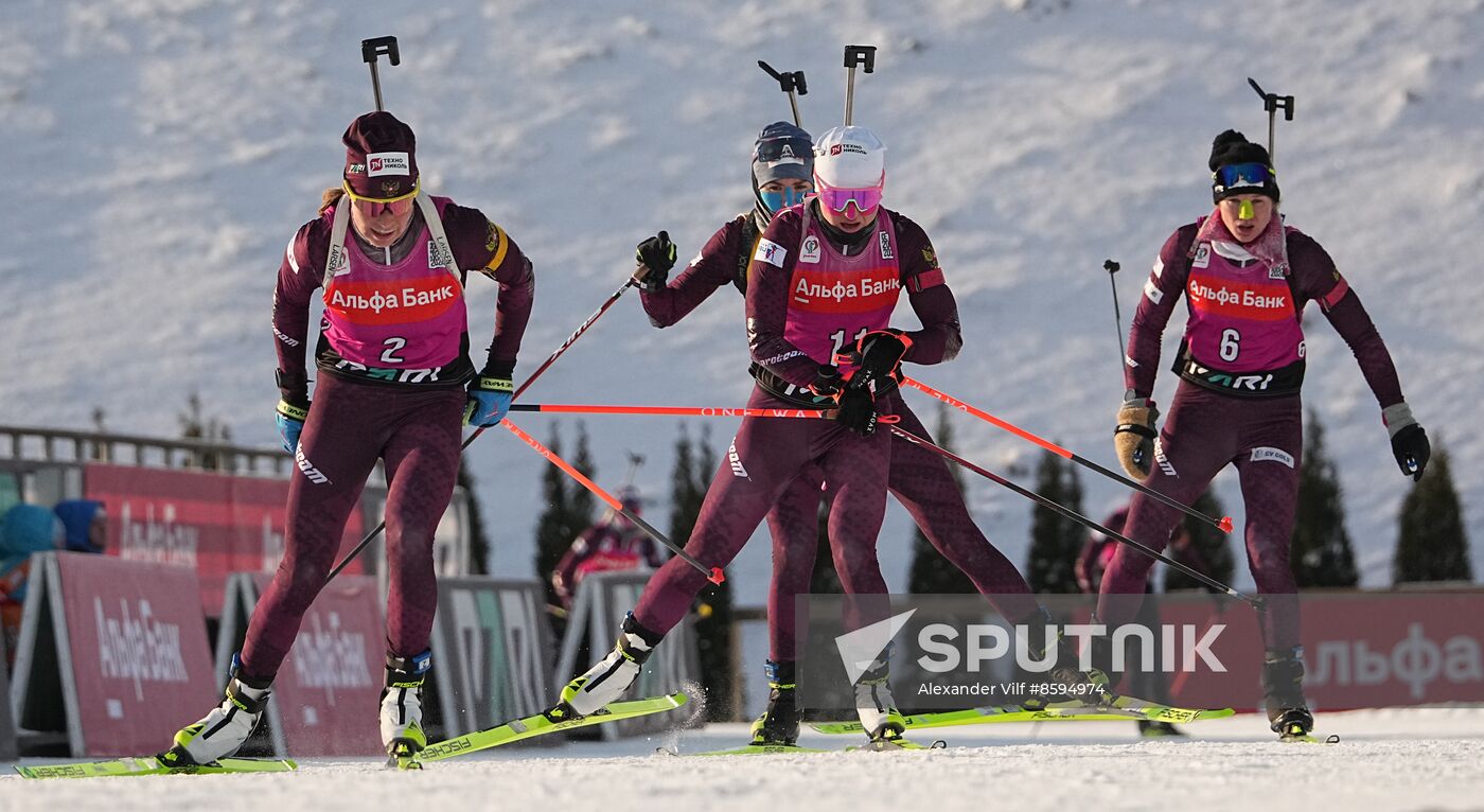 Belarus Biathlon Commonwealth Cup Women Mass Start