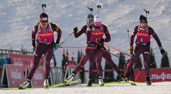 Belarus Biathlon Commonwealth Cup Women Mass Start