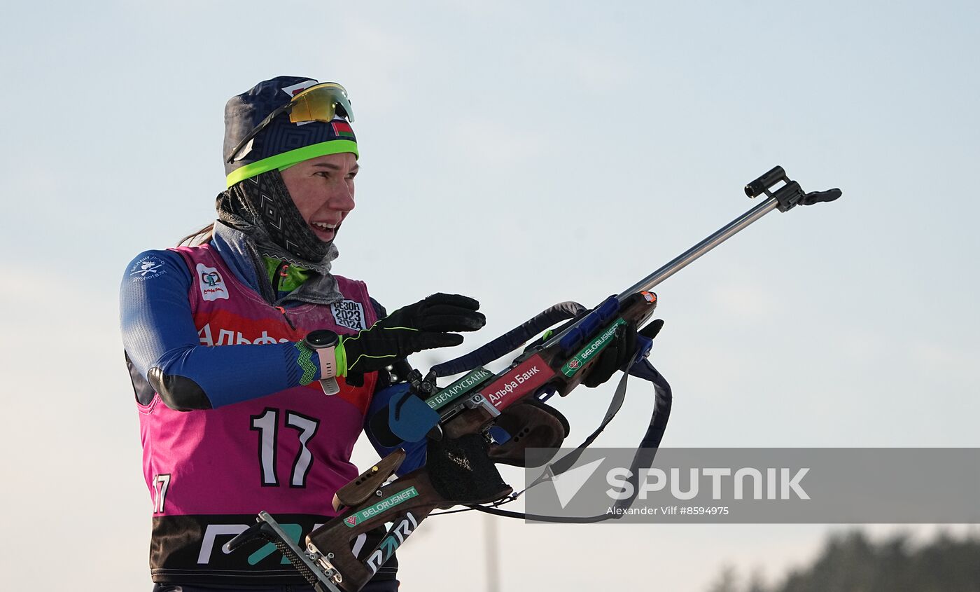 Belarus Biathlon Commonwealth Cup Women Mass Start