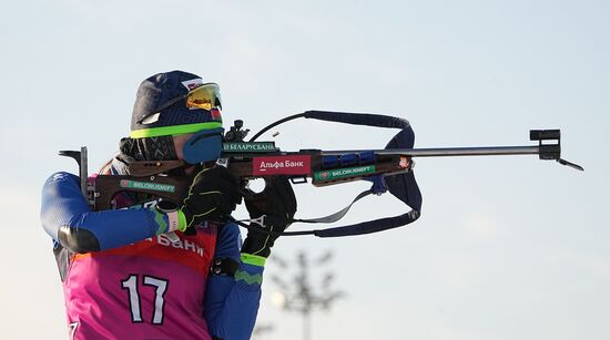 Belarus Biathlon Commonwealth Cup Women Mass Start