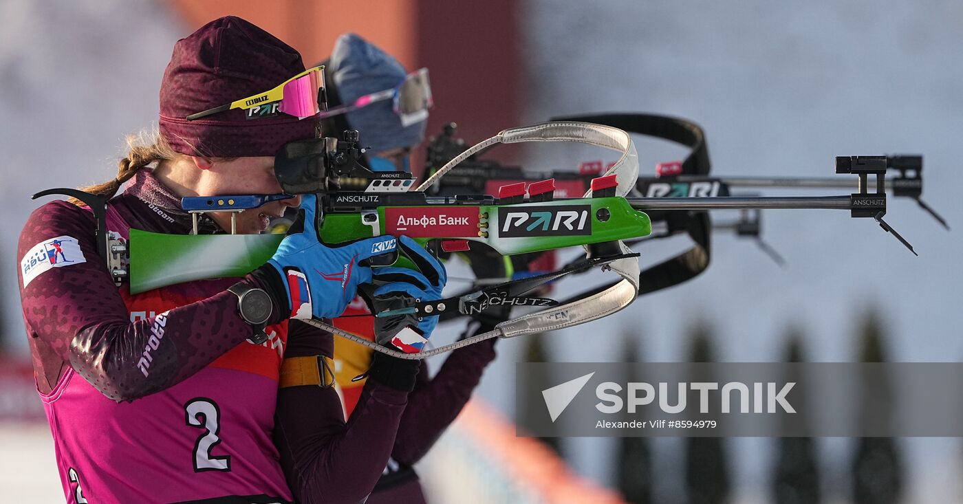 Belarus Biathlon Commonwealth Cup Women Mass Start