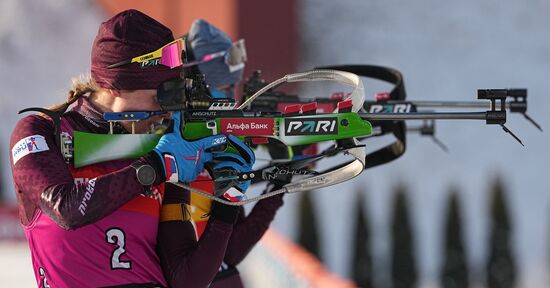 Belarus Biathlon Commonwealth Cup Women Mass Start