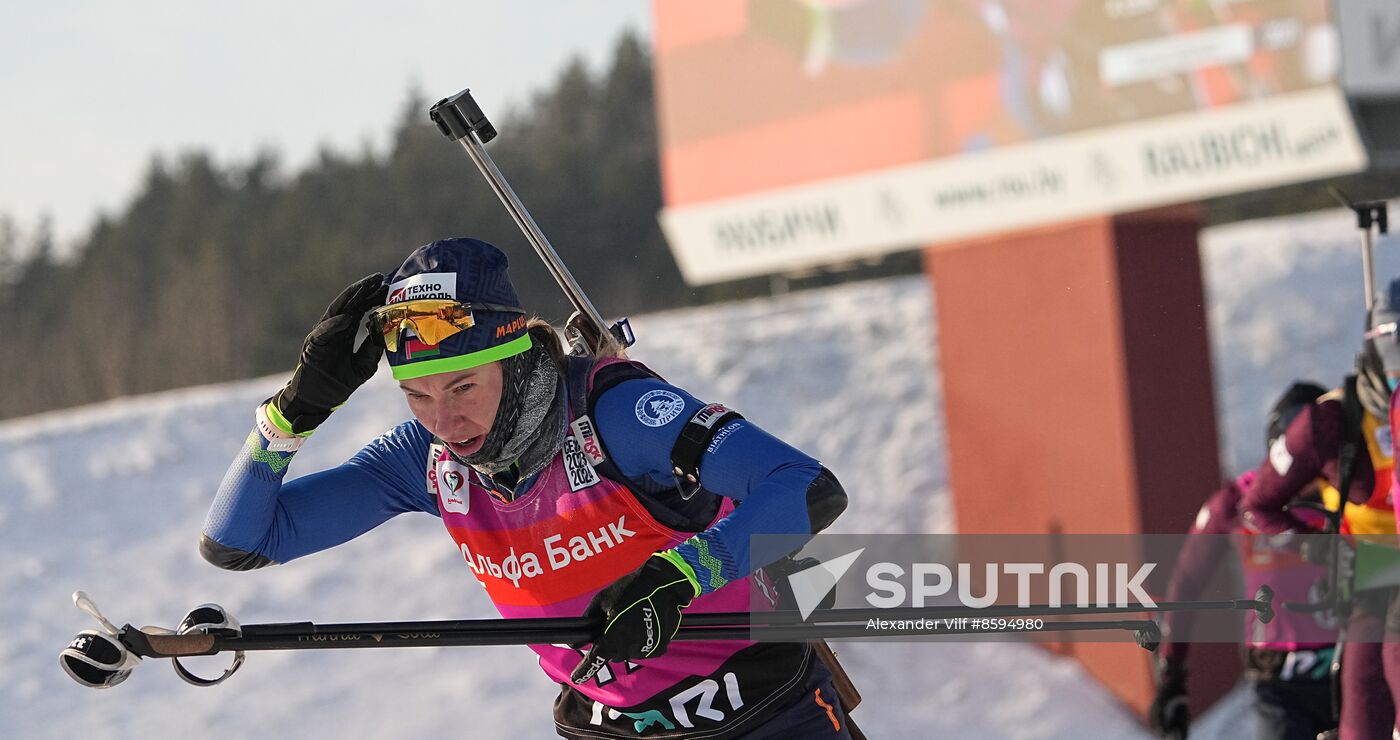 Belarus Biathlon Commonwealth Cup Women Mass Start