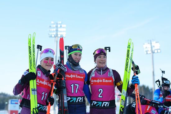Belarus Biathlon Commonwealth Cup Women Mass Start