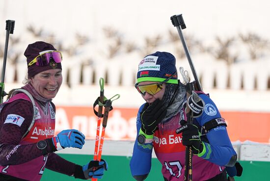 Belarus Biathlon Commonwealth Cup Women Mass Start