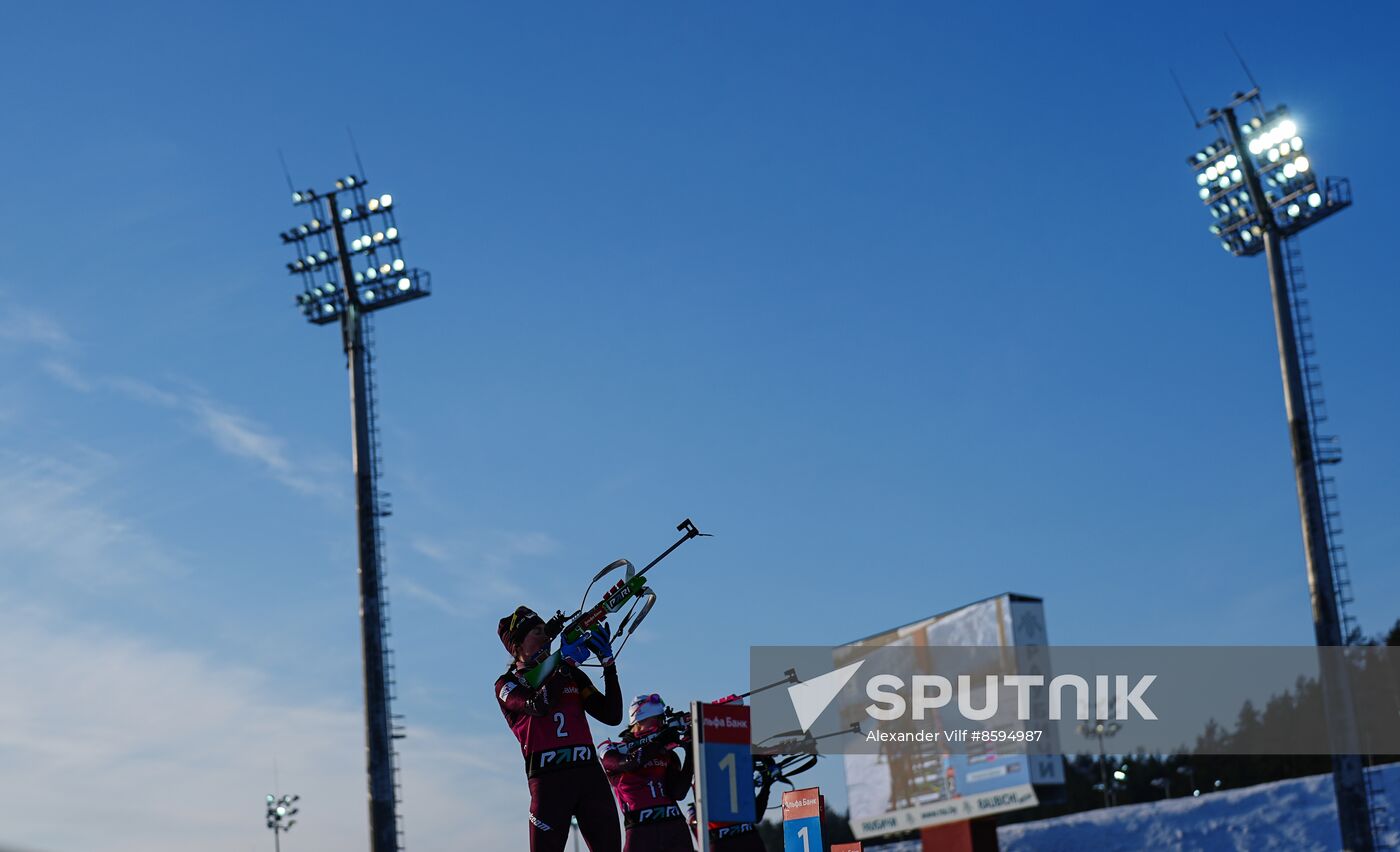 Belarus Biathlon Commonwealth Cup Women Mass Start