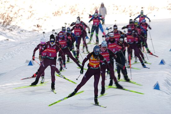 Belarus Biathlon Commonwealth Cup Women Mass Start