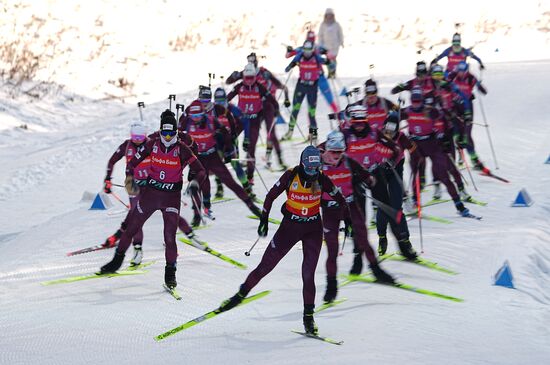 Belarus Biathlon Commonwealth Cup Women Mass Start