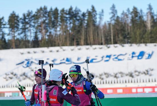 Belarus Biathlon Commonwealth Cup Women Mass Start