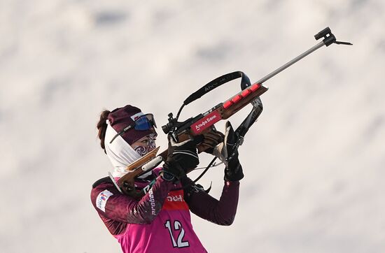 Belarus Biathlon Commonwealth Cup Women Mass Start