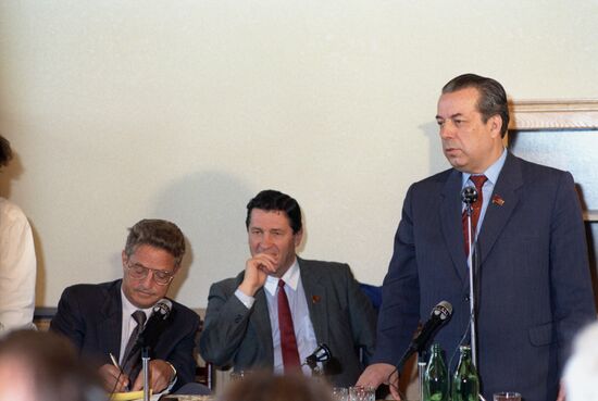 US financier George Soros in USSR