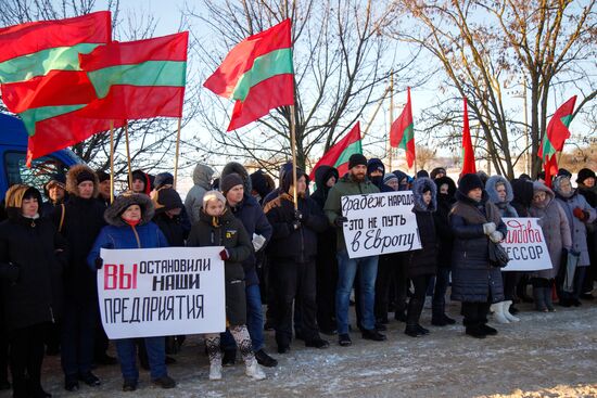 Moldova Transnistria Protest