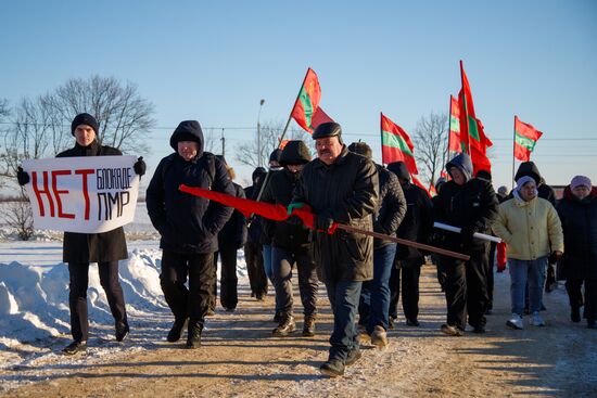Moldova Transnistria Protest