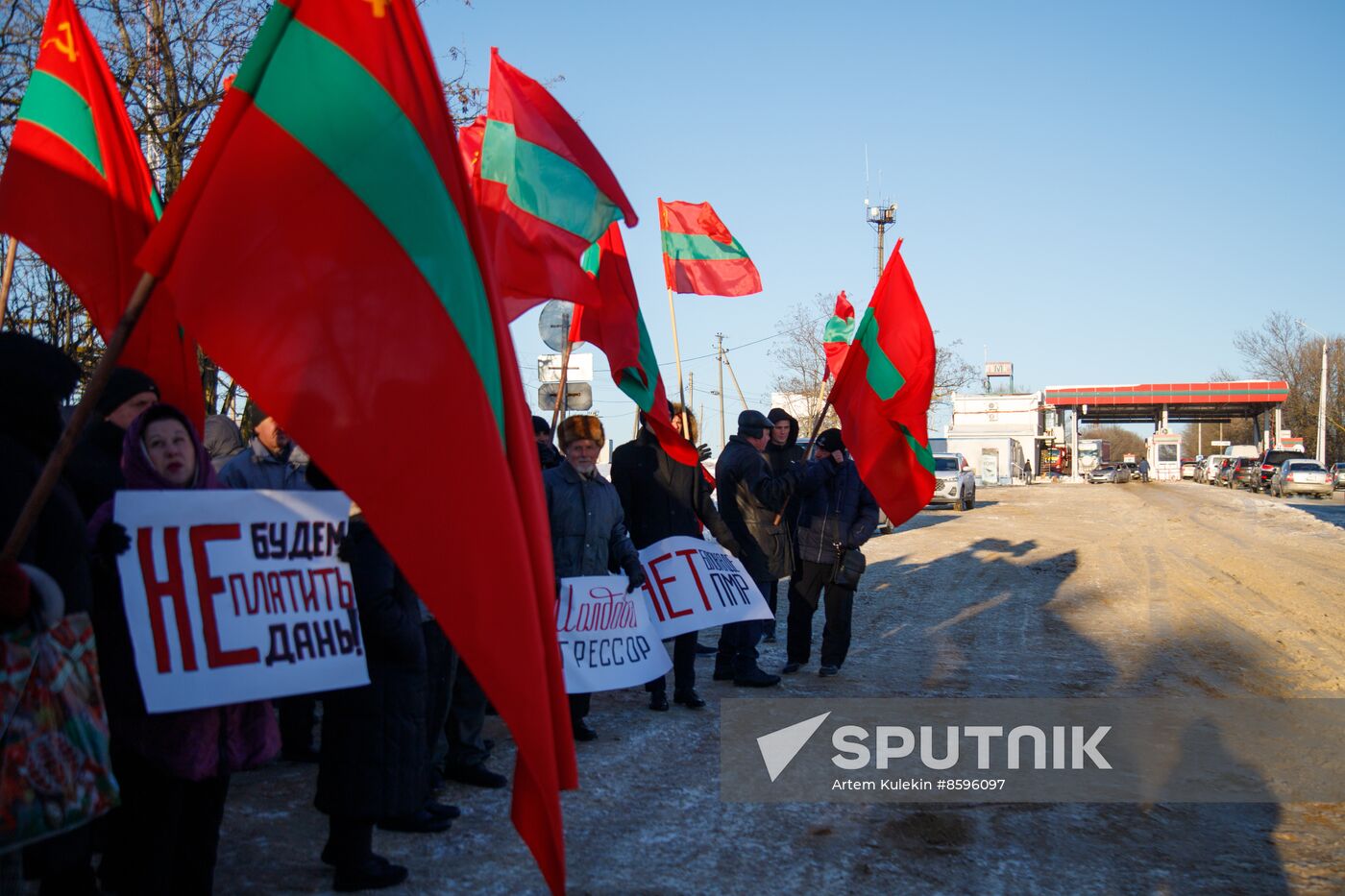 Moldova Transnistria Protest