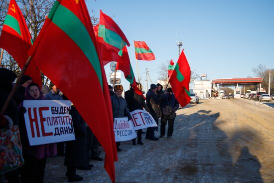 Moldova Transnistria Protest