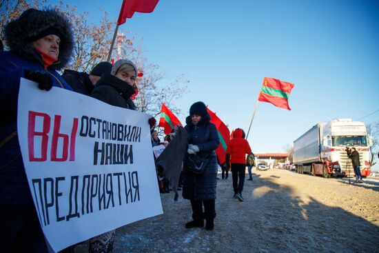Moldova Transnistria Protest