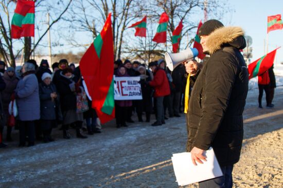 Moldova Transnistria Protest