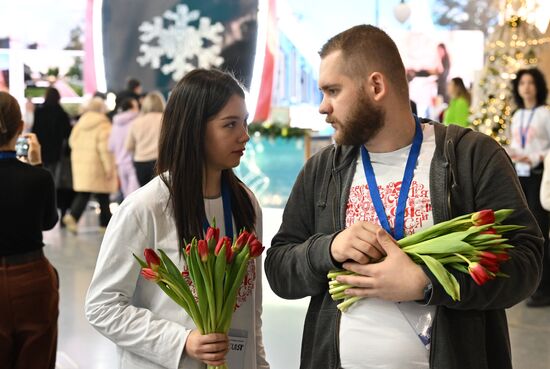 The RUSSIA EXPO International Exhibition and Forum. The Belgorod We Are With You event, Pavilion No.71. Location: Russia, Moscow. Author: Evgeny Biyatov/Sputnik. RUSSIA EXPO. Belgorod Region Day